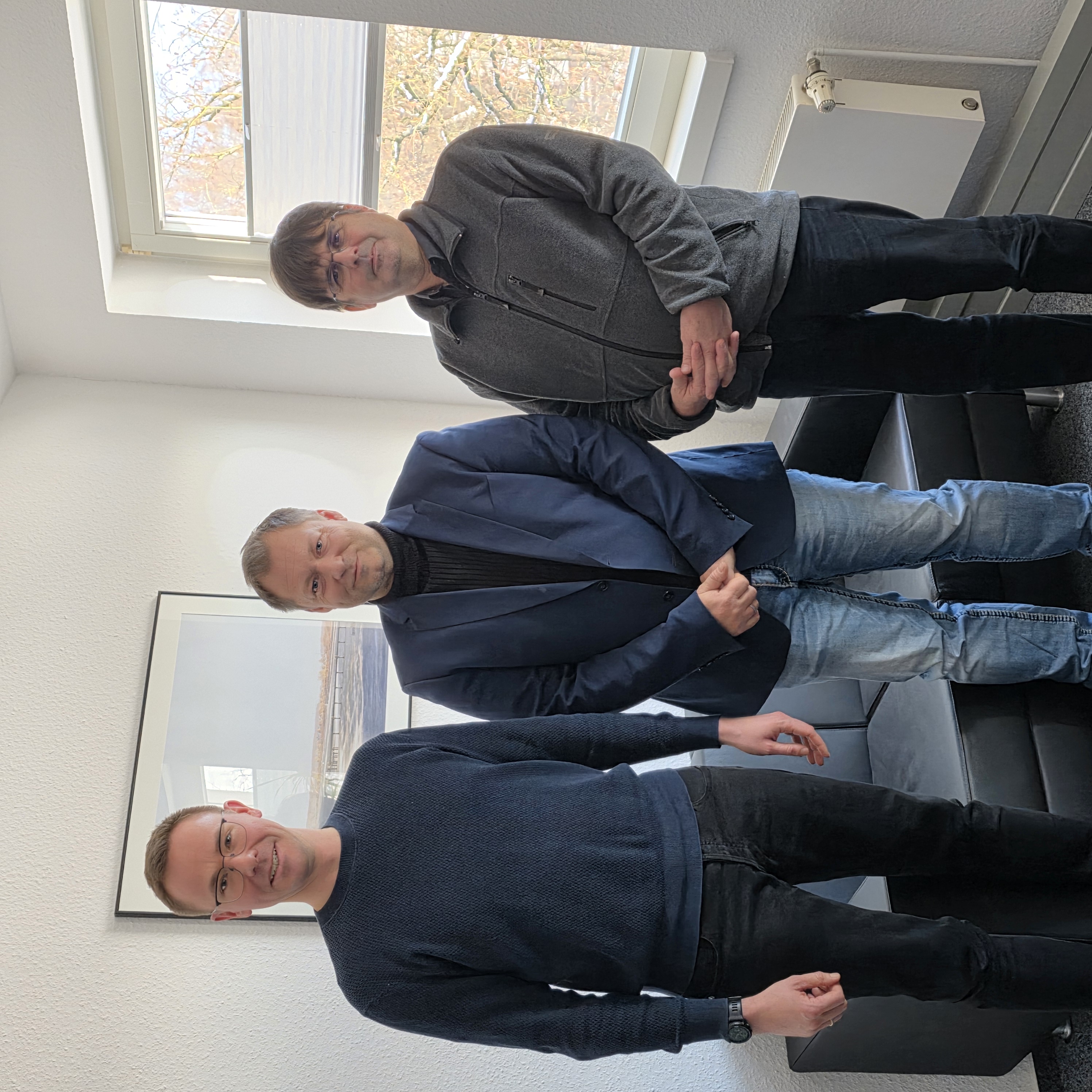 v.l.n.r. Paul Zehe, Christian Schneider, Pastor Kai Gusek (Foto: VDP / SKS)