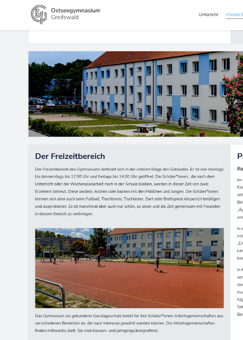 Ostseegymnasium Greifswald