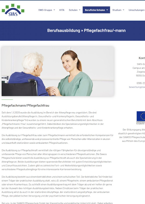 SAWOS Pflegeschule