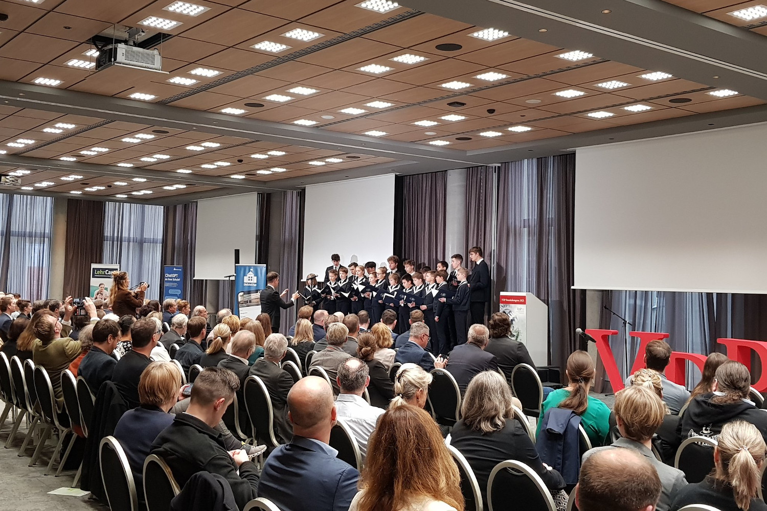Leipziger Thomaner-Chor eröffnet den Bundeskongress in Leipzig
