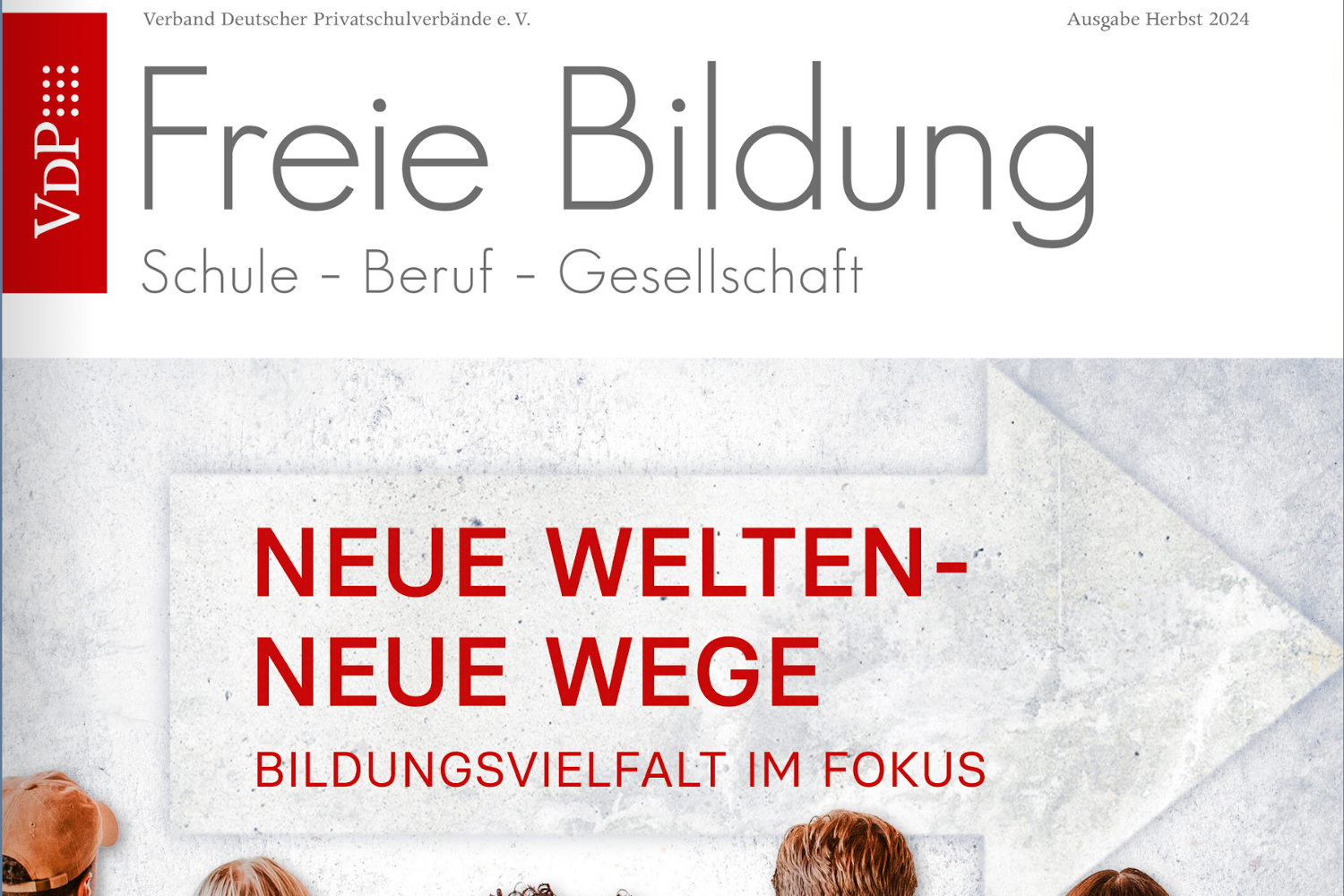 Titelseite des VDP-Magazins "Freie Bildung" Ausgabe 2024